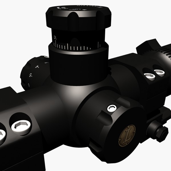 3ds max leupold mark 4 ert - Leupold Mark 4 ERT (Sniper & Sporting) Rifle Scope by Imagetek3D